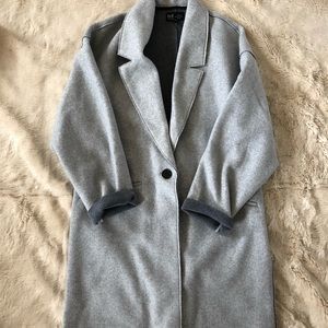Zara Gray Wool Coat